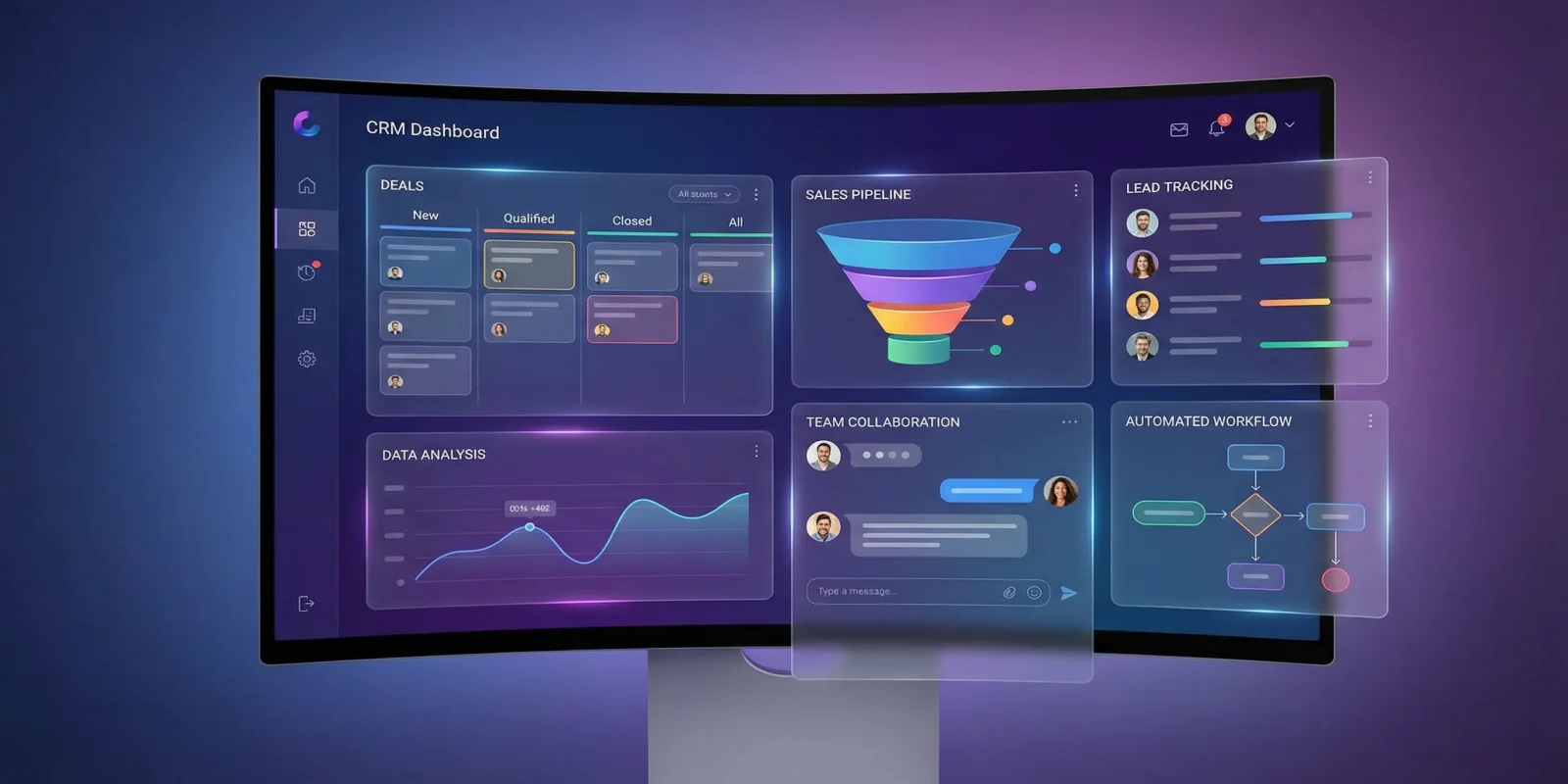 CRM & Automazioni - Gestione clienti e workflow automatizzati. - Digital Seeds Software House Napoli